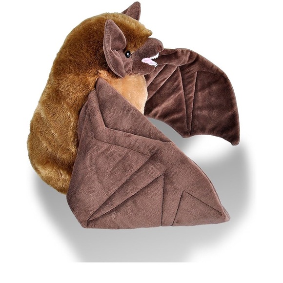 Wild Republic Brown Bat Plush Soft Toy - Picture 7 of 15